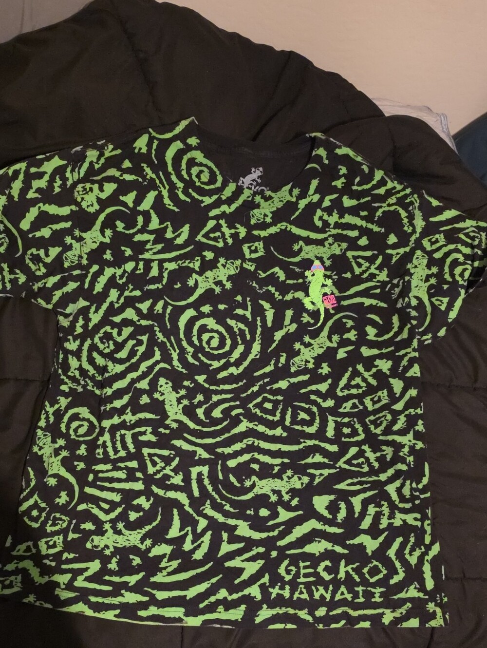 Men's XL-GECKO HAWAII All-Over Print TEE